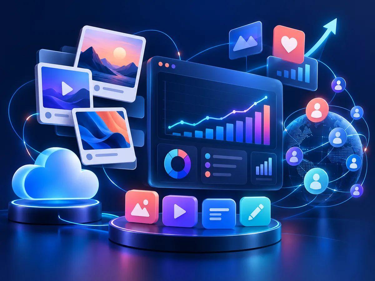 Social media content and analytics